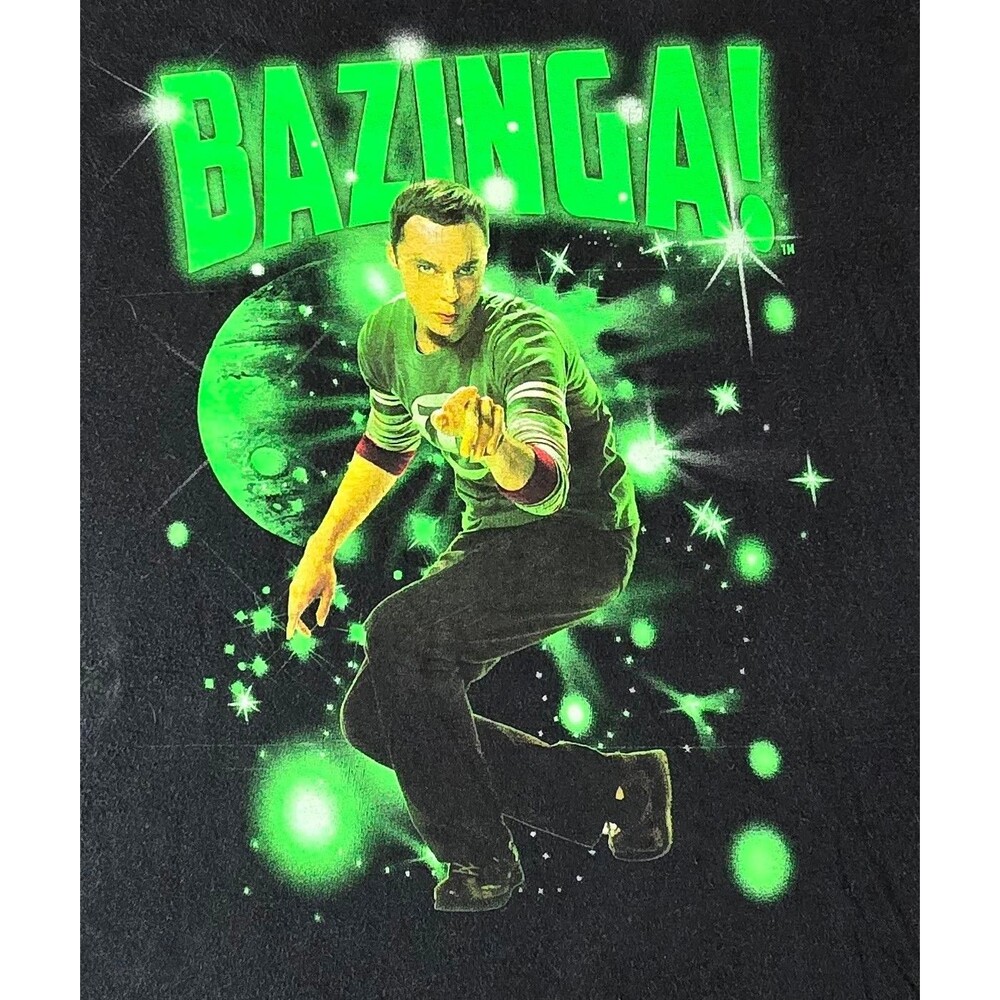 BAZINGA! Vintage Large The Big Bang Theory T-Shirt